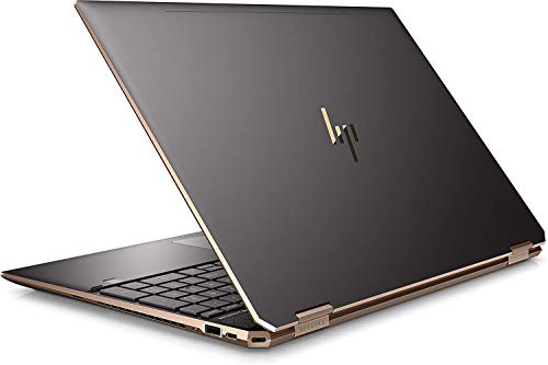 2019 HP Spectre X360 2-in-1 Laptop, 15.6" 4K Ultra HD Touch Display, Intel Core i7-8565U, 16GB Ram, 512GB SSD, Nvidia GeForce MX150, Windows 10, Dark Ash (Renewed)