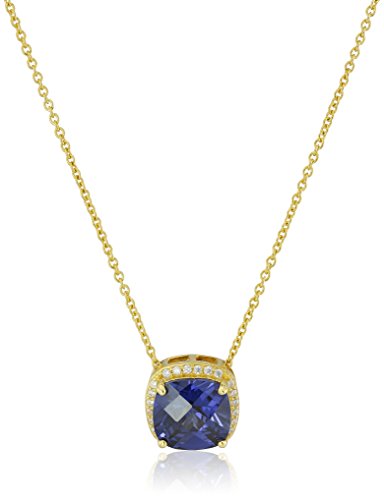 Charles winston sterling silver tanzanite color and whi…