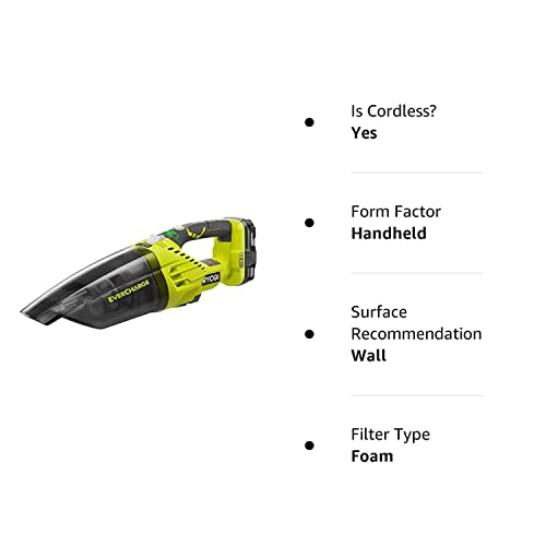 RYOBI P714K 18V One+ Evercharge Cordless Hand Vacuum Kit Pricepulse