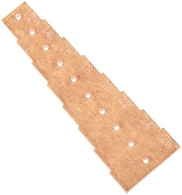 DIY Belt Holes Locator Leather Craft Plastic Module Template Board 1 PC