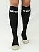 MDSOX Graduated Compression Socks for Men & Women 20-30 mmHg (Black, XL) Best Stockings for Nurses, Travel, Running, Maternity Pregnancy, Varicose Veins, Medical, Blood Circulation, Leg Recovery
