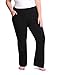 the buti-bag company Plus Size Yoga Pants with Front Pockets, Generously Oversized, Thick Cotton Jersey, 2X/3X (Size 22-24) Black