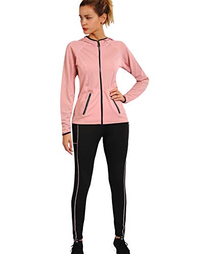 Activewear Sets for Women-Track Leggings Pants Hoodie Jackets 2 Piece Set Tracksuits Yoga Outfit Jogging Workout Set Gymwear