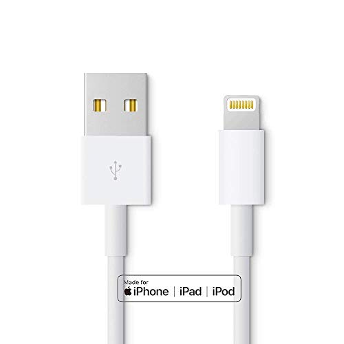 Apple iPhone/iPad Charging/Charger Cord Lightning to USB Cable[Apple MFi Certified] for iPhone X/8/7/6s/6/plus/5s/5c/SE,iPad Pro/Air/Mini,iPod Touch(White 1M/3.3FT) Original Certified