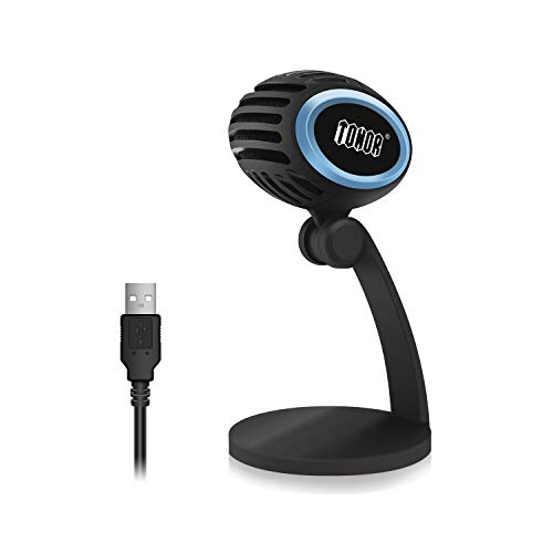 TONOR USB Microphone Computer Condenser Mic Plug and Play for Chatting/Skype/Facetime/Youtube/Recording/Singing/Podcasting for iMAC PC Laptop Desktop Windows Computer