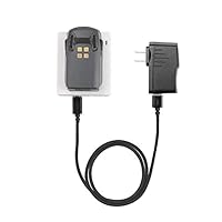 BonFook Intelligent Battery Charger Port-Handle Multi Parallel Charging Hub Compatible with DJI Spark(Includ Cable and Adapter,Not Included Car Charger and Battery)-White