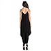 May&Maya V Neckline All in One Beach Jumpsuit (S) Black