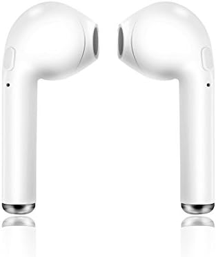 Wireless Earbuds Bluetooth Headphones in-Ear Stereo Sound and Built-in Mic for iPhone Samsung and Android phones White