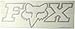 Fox Racing Mens F-Head-X Thermal DIE Cut Sticker,Black 0,One Size