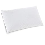 Classic Brands Caress Ventilated Plush Latex Foam Pillow with Velour Cover for Sleeping, King