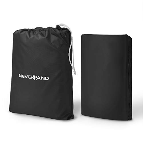 Neverland Barbecue Cover BBQ Cover Waterproof Heavy Duty Waterproof Oxford Fabric Gas BBQ Grill Cover Windproof Anti-UV for Weber, Holland, Jenn Air 145x61x117 cm