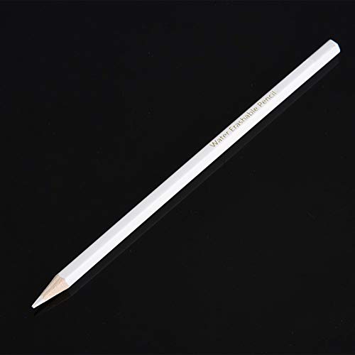 12PACK Tailor's Pencil,Mary Paxton White Marking Pencil Sewing Water Soluble Pencil Dressmaker Practical Tool Wipe Off/Wash Out Dressmaker's Fabric Marker Pencils for Sewing Dressmakers DIY Craft - Thumbnail 2