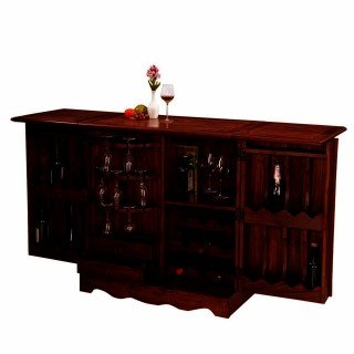 Inhouz INHZ0859(M) Bar Cabinet (Brown)