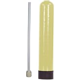 US Made 9" x 48" Resin Mineral Tank for Filter or Softener with riser distributor tube included (Almond)