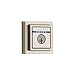 Kwikset 99250-206 Kevo Contemporary Touch-to-Open Bluetooth Smart Square Door Lock Deadbolt Featuring SmartKey Security, Satin Nickel