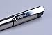 Zebra Pen G-402 Stainless Steel Retractable Gel Pen & Refills, Fine Point, 0.5mm, Black Ink, 2 Pens and 6 Refills