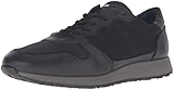 ECCO Men's Sneak Tie Fashion Sneaker, Black/Marine/Navy, 42 EU/8-8.5 M US