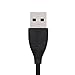 Henoda Black Replacement USB Charger Cable for Fitbit Charge HR Band Wireless