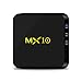 Android tv Box 8.1, MX10 Android TV Box with Quad Core 4GB DDR4 /32GB eMMC Storage True 4K HDR @60fps UHD Video Playback USB 3.0 and Fast Ethernet Port/WiFi [M8S MXQ Upgraded/ 8 Seconds Fast Boot]