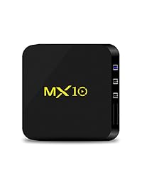 Android TV Box 7.1, Android caja con Quad Core 4 GB DDR4 32GB eMMC almacenamiento verdadero hdr  60fps de 4 K UHD reproducción de vídeo USB 3.0 y puerto de ethernet rápida Wifi [M8s MXQ 8 segundos rápido de bota mejorada]