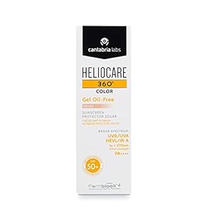 Heliocare-360-Color-Gel-Oil-Free-Beige-SPF-50-50ml-Gel-Sunscreen-For-FaceDaily-UVA-UVB-Visible-Light-Infrared-A-Anti-Ageing-Sun-ProtectionMatte-Foundation-Coverage Heliocare 360 Color Gel Oil-Free Beige SPF 50 50ml / Gel Sunscreen For Face/Daily UVA UVB Visible Light Infrared-A Anti…