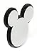 Chroma Graphics 41508 Mickey Mouse Logo Injection Molded Chrome Colored Emblem Decal