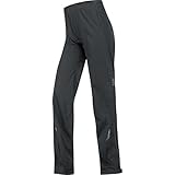 GORE BIKE WEAR Women's  Lady Gore-Tex Active Pants, Black/Neon Yellow, X-Large