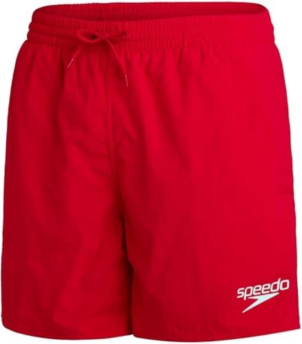Hombre Shorts de baño Essential de 41 cm Fed Red S