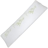 HOTEL COMFORT Large Body Pillow Memory Foam Hypoallergenic Ultra Comfort During Pregnancy for Relaxation Support