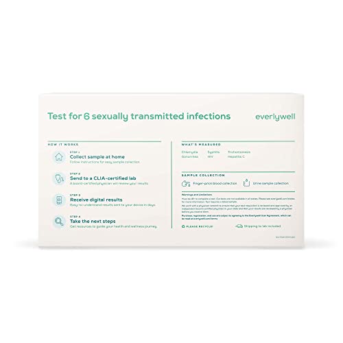 Everlywell Male STD Test at Home Test for 6 Common STDs Accurate