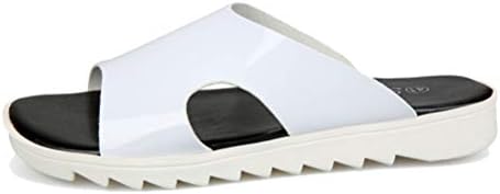 pingxiangxianxiaojudouerton Man's Sandals Slip On Comfortable Flatform Footbed Sandal Slippers