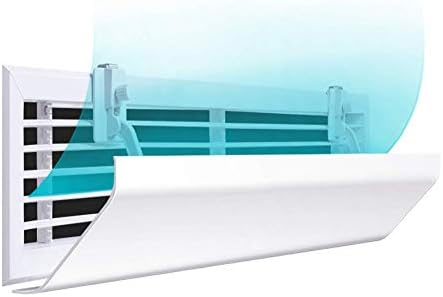 Haililais Air conditioning Wind deflector Deflector hood Universal Central air conditioning Wind deflector Prevention Direct air outlet valve (size: Length100-120 cm) (Color : -, Size : Length90 cm)