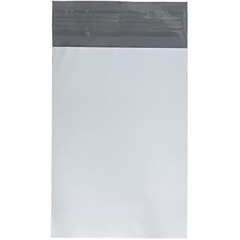7.5 X 9.5 White Poly Mailer Envelopes, Self-Seal, 1.7 MIL