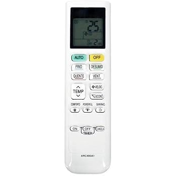 Hotsmtbang Replacement Remote Control Compatible For Goodman 203355091255 UL-R51M/E MSG-09HWN1N MSG-12HWN1N MSG-18HWN1N MSG-24HWN1N 2335509136 Heat Pump Mini-Split System Air Condtioner