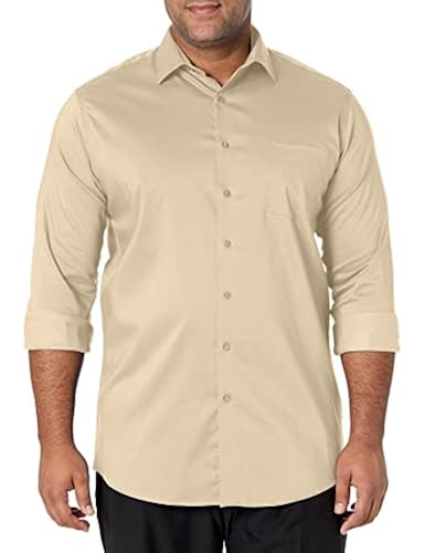 Van Heusen Men's FIT Dress Shirt Ultra Wrinkle Free Flex Collar