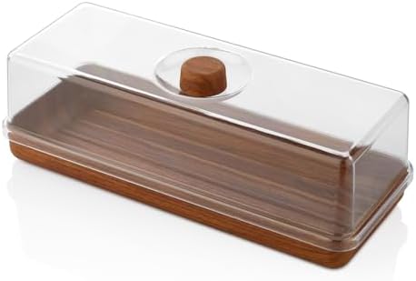 EVELIN Rectangle Bread Cake Serving Box Container with Lid price
