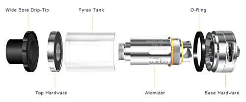 Aspire Cleito 120 Pro Tank 2 ml Sub-Ohm-Clearomizer-Zerstäuber (Edelstahl) Kein Nikotin oder Tabak – Bild 4