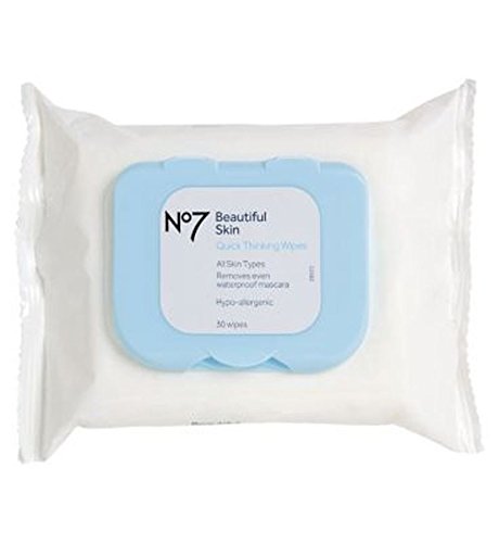 No7 Beautiful Skin Quick Thinking Wipes - Pack of 2