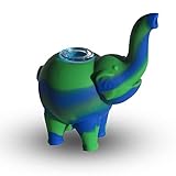Unbreakable Silicone Elephant Water Bub (Earth)