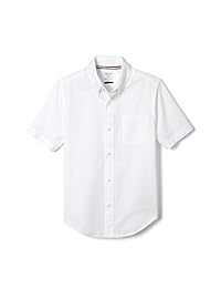 Camisa de vestir Oxford de manga corta para niños French Toast (Standard y Husky)