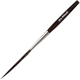 da Vinci Graphic Design Series 707 Short Stroke Brush, Pointed Tip Kazan Squirrel Hair with Extra-Short Black Handle