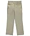 Nautica Big Boys' Uniform Flat Front Pant, Khaki, X-Large/18