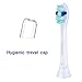 Replacement Brush Heads for Philips Sonicare Toothbrush, fits ProResults Plaque Control Gum Health DiamondClean FlexCare HealthyWhite Sonic Handles, 4 Pack by Lanveda