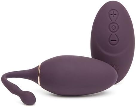 Fifty Shades Freed®"I've Got You" Rechargeable Remote Control Love Egg inc Love Aphrodisia Velvet Draw String Storage Bag
