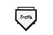 MLB Atlanta Braves Home Plate 4-pack Coaster Set