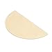 Ceramic Half Moon Heat Deflector, Large Half Moon Pizza Stone