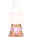 iHeartRaves Mesh Hoodie Rave Top (Medium, White)