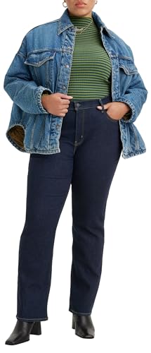 Levi's Plus Size 724 High Rise Straight Jeans Femme Blue Wave Rinse 24 S