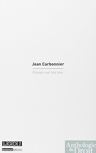 Essais sur les lois