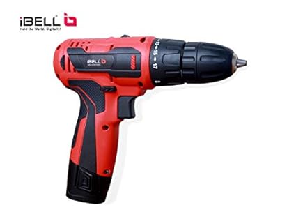 iBELL Cordless Driver Drill CD12-74, 12-Volts (2 Battery+BMC Box+Extra 2 Sides Screw Driver Head)